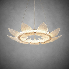 Aster Modern Glass Ring Chandelier