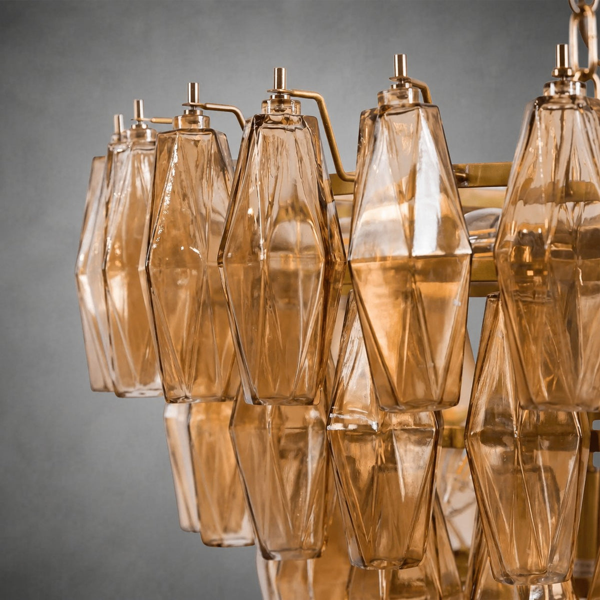 Asti Chandelier  Glass
