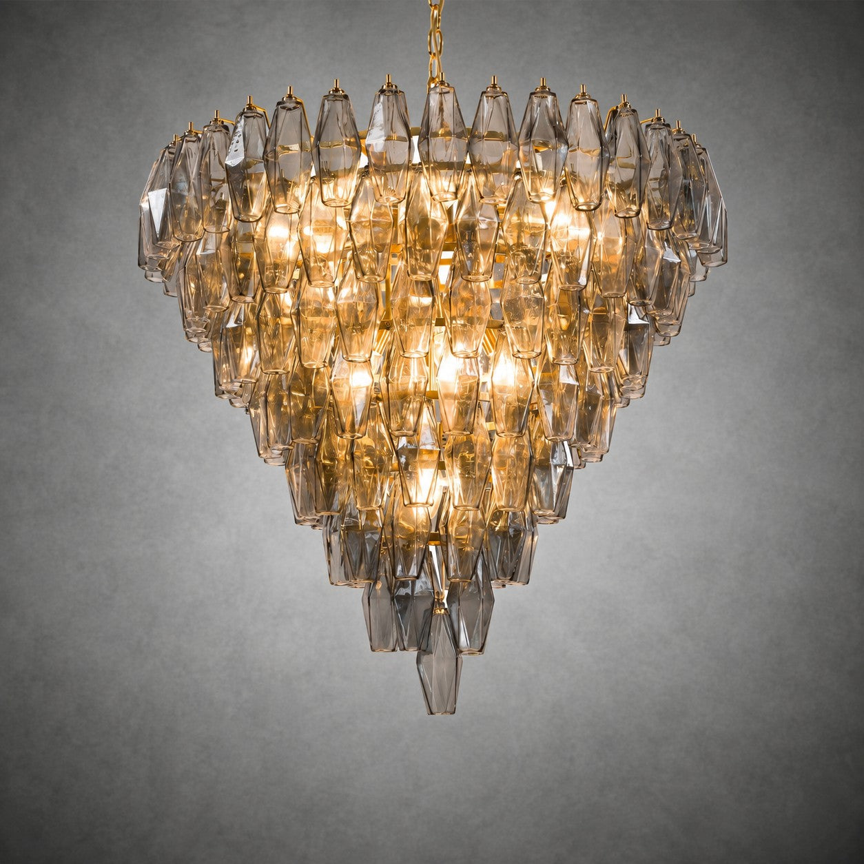 Asti Chandelier  Glass