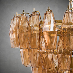 Asti Chandelier  Glass