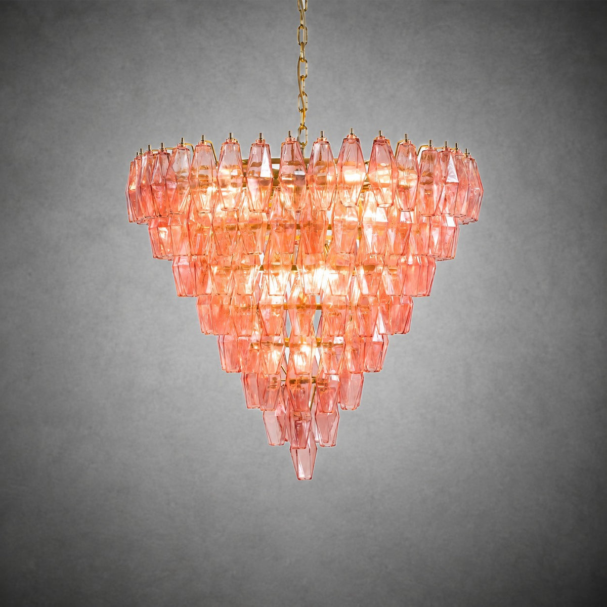 Asti Chandelier  Glass