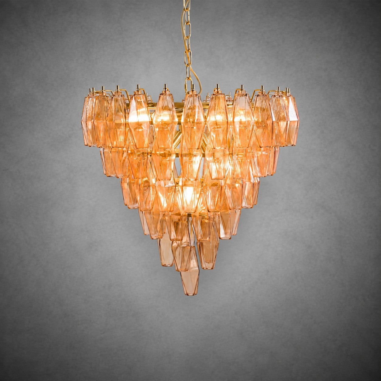 Asti Chandelier  Glass