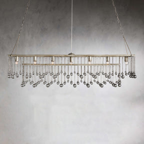 Aubrey Crystal Ball Rectangular Chandelier 47'' 60''