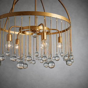 Aubrey Crystal Ball Round Chandelier 5 Light / 8 Light