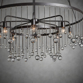Aubrey Crystal Ball Round Chandelier 5 Light / 8 Light