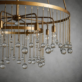 Aubrey Crystal Ball Round Chandelier 5 Light / 8 Light
