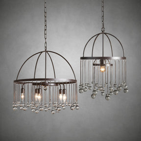 Aubrey Crystal Ball Round Chandelier 5 Light / 8 Light