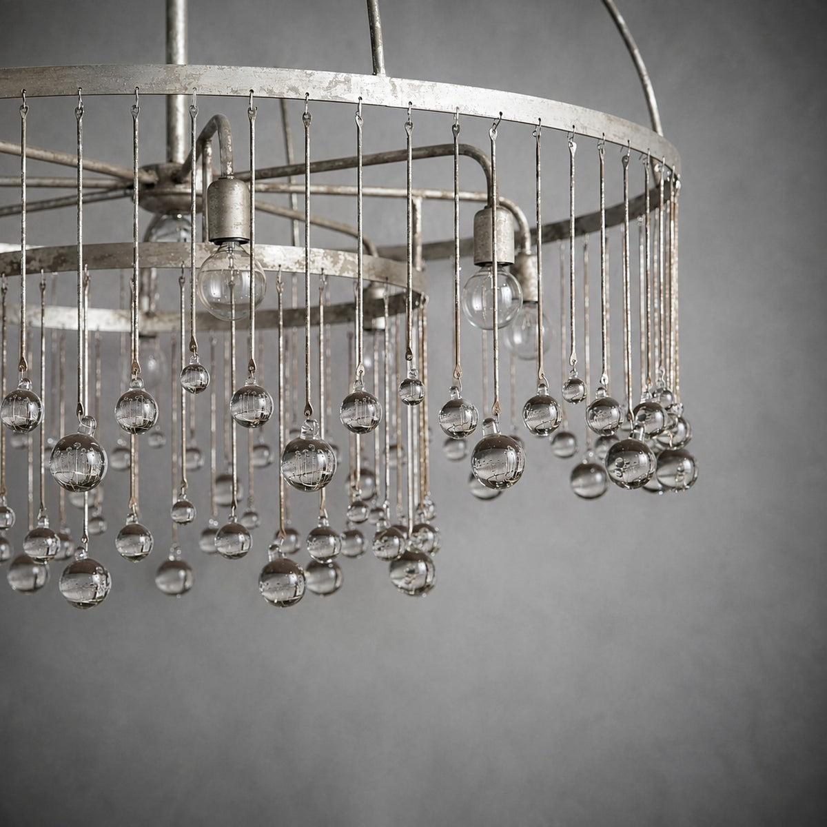Aubrey Crystal Ball Round Chandelier 5 Light / 8 Light