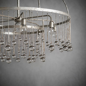 Aubrey Crystal Ball Round Chandelier 5 Light / 8 Light