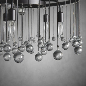 Aubrey Crystal Ball Round Chandelier 5 Light / 8 Light