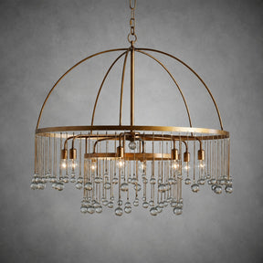 Aubrey Crystal Ball Round Chandelier 5 Light / 8 Light