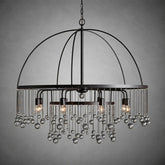 Aubrey Crystal Ball Round Chandelier 5 Light / 8 Light