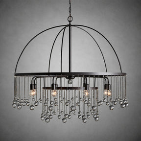 Aubrey Crystal Ball Round Chandelier 5 Light / 8 Light