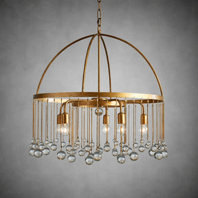 Aubrey Crystal Ball Round Chandelier 5 Light / 8 Light