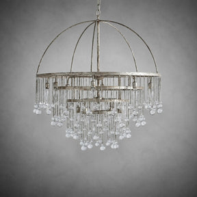 Aubrey Modern Crystal Ball 4 Tier Chandelier