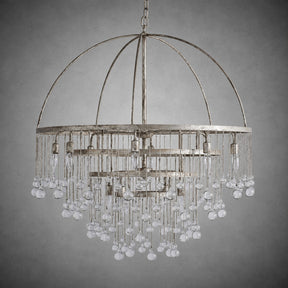 Aubrey Modern Crystal Ball 4 Tier Chandelier