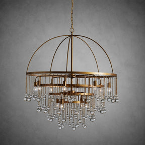 Aubrey Modern Crystal Ball 4 Tier Chandelier