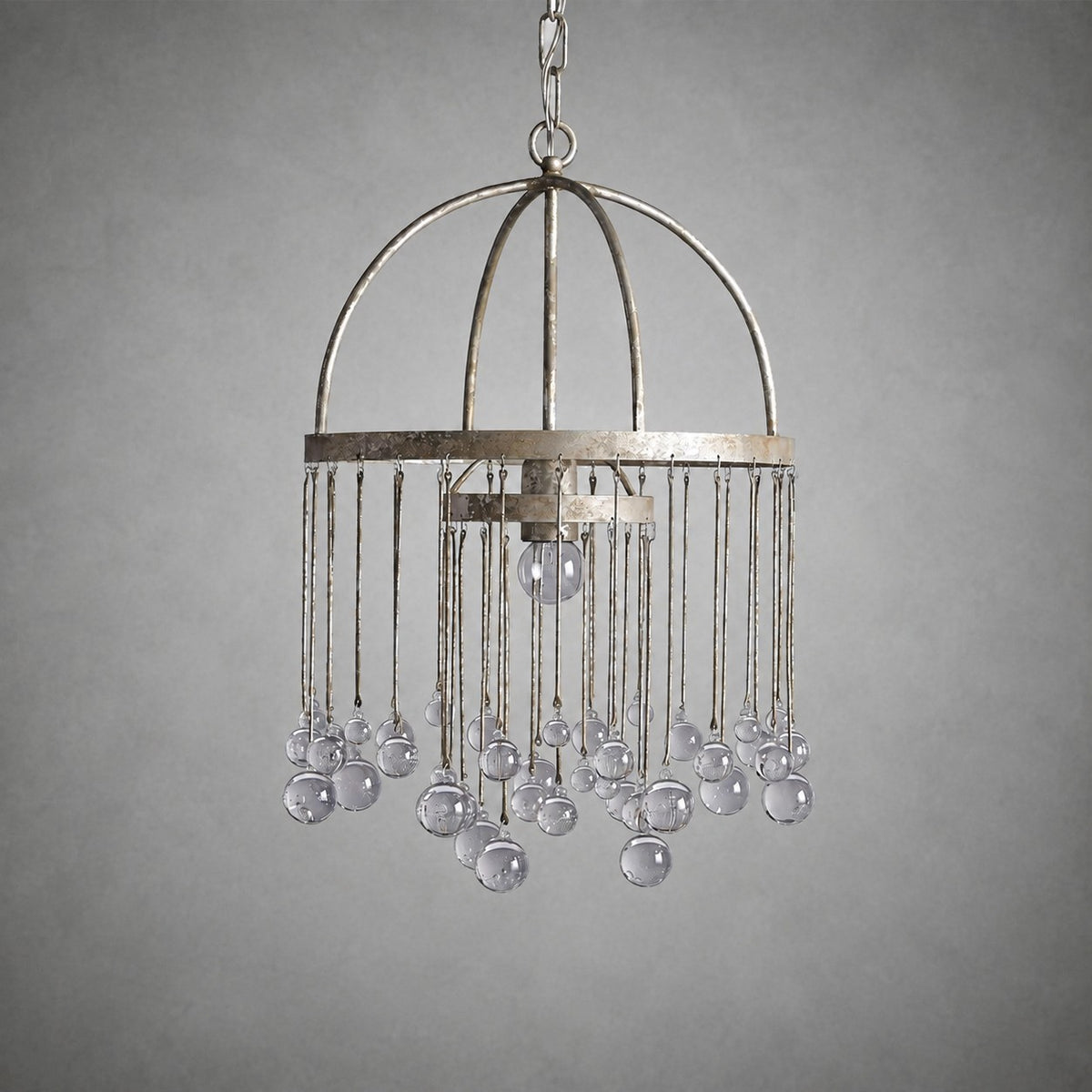 Aubrey Modern Crystal Ball Pendant Lamp