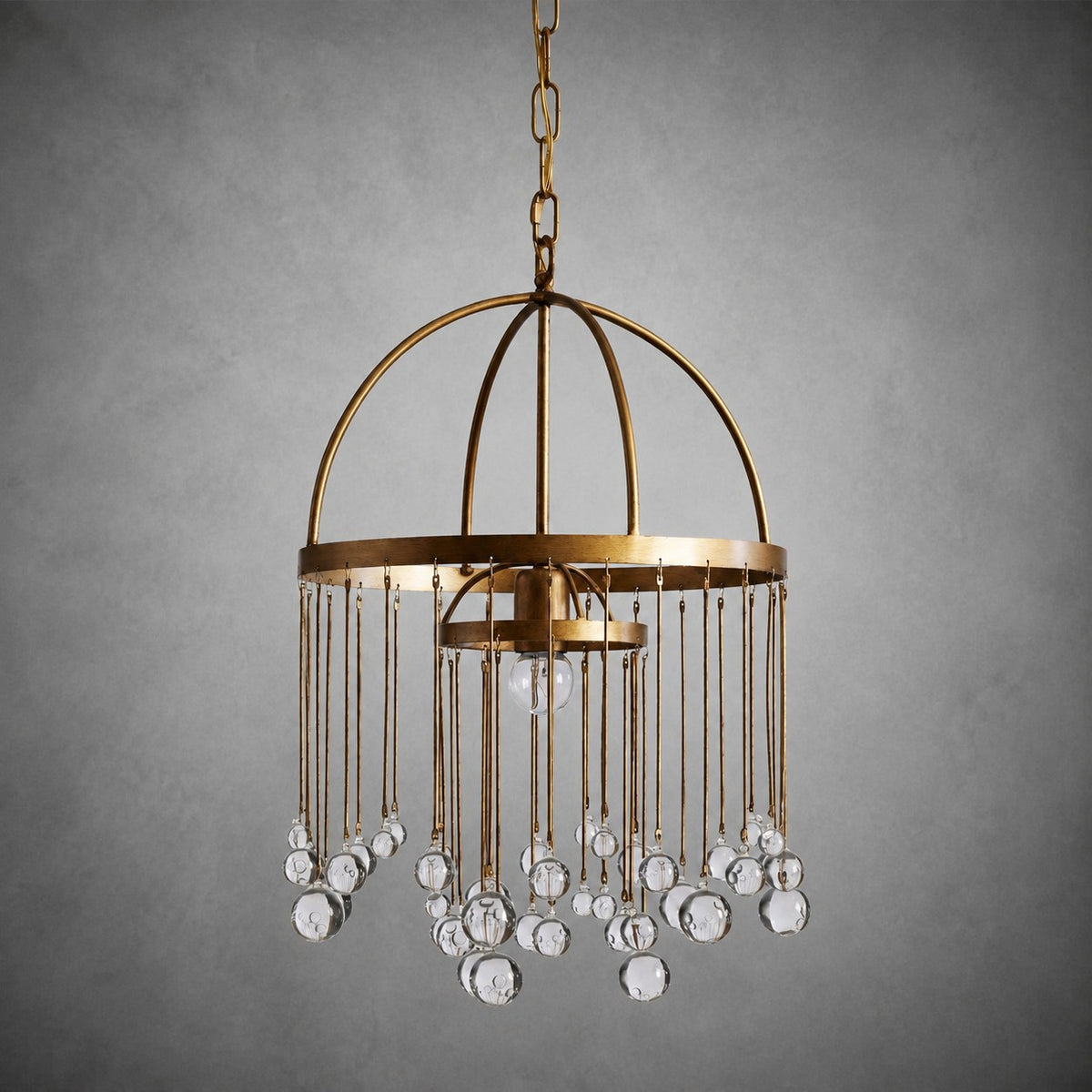 Aubrey Modern Crystal Ball Pendant Lamp