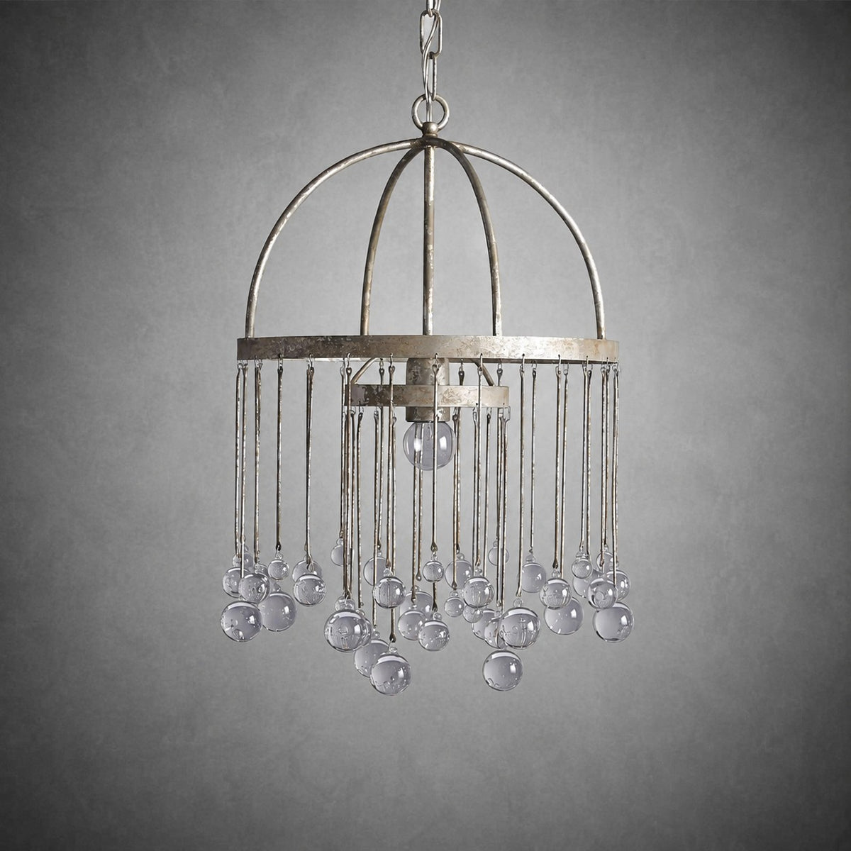 Aubrey Modern Crystal Ball Pendant Lamp