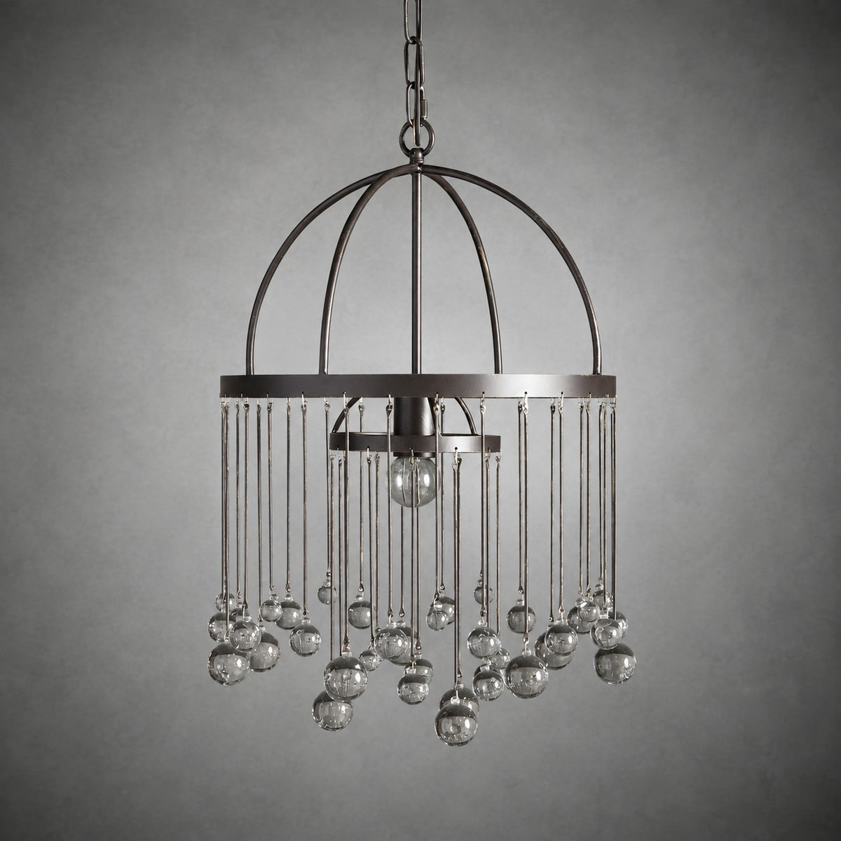 Aubrey Modern Crystal Ball Pendant Lamp