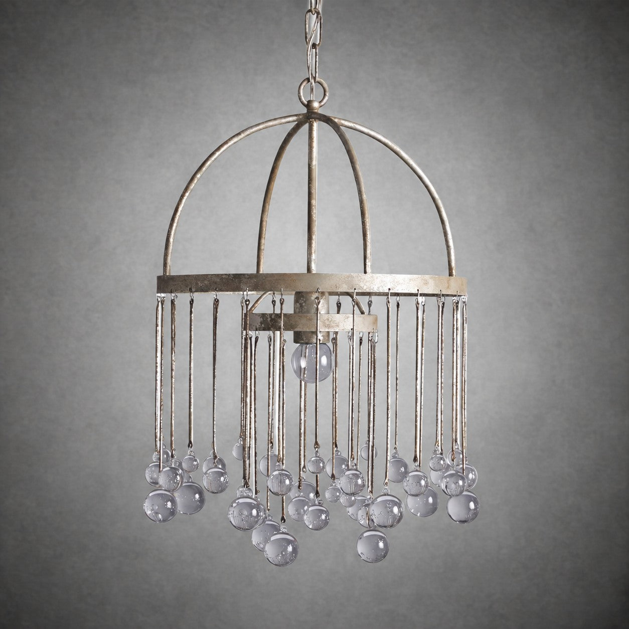 Aubrey Modern Crystal Ball Pendant Lamp