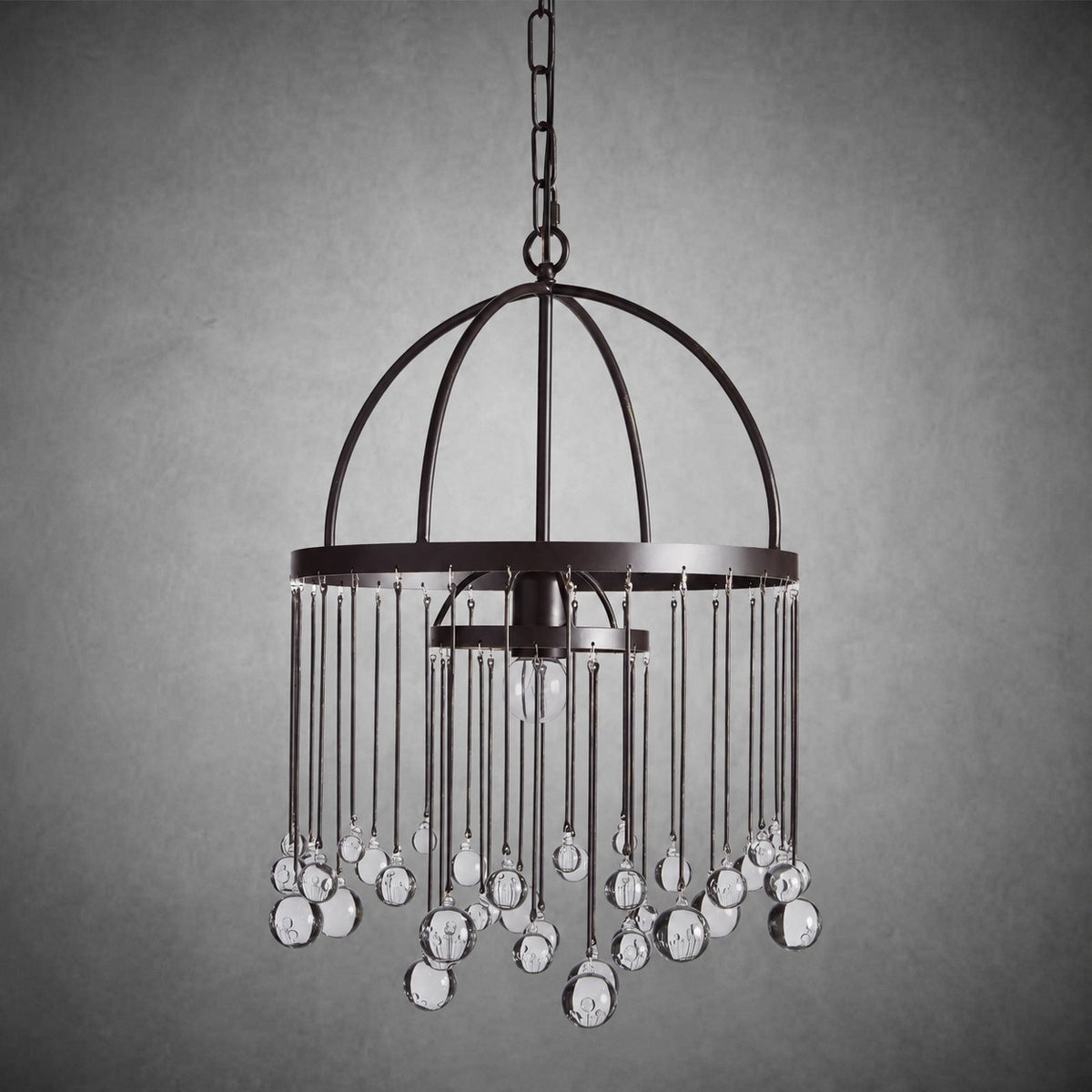 Aubrey Modern Crystal Ball Pendant Lamp
