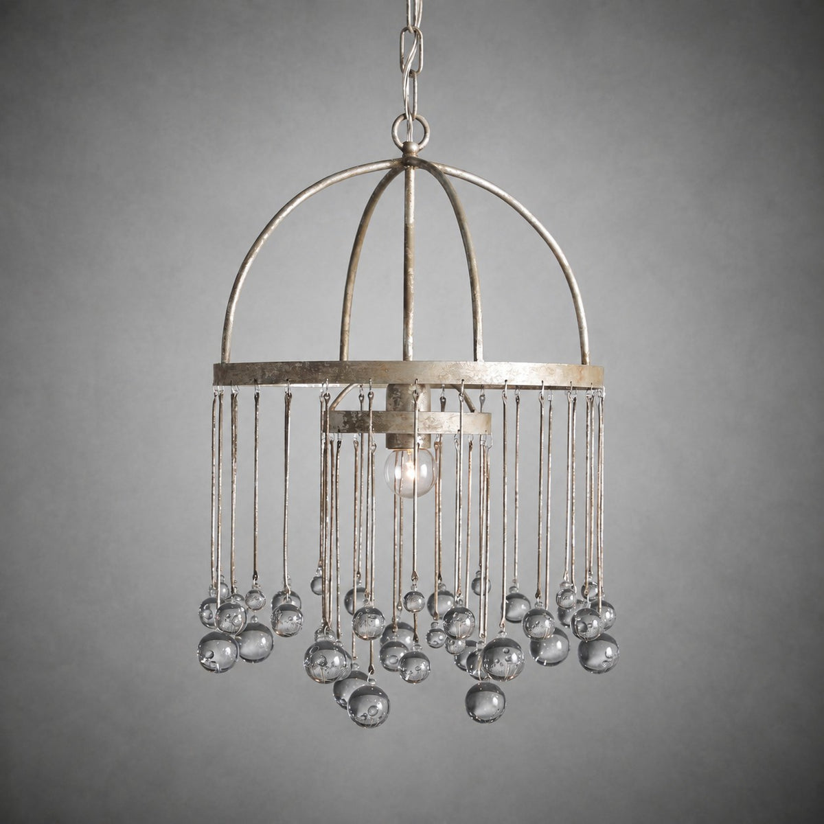 Aubrey Modern Crystal Ball Pendant Lamp