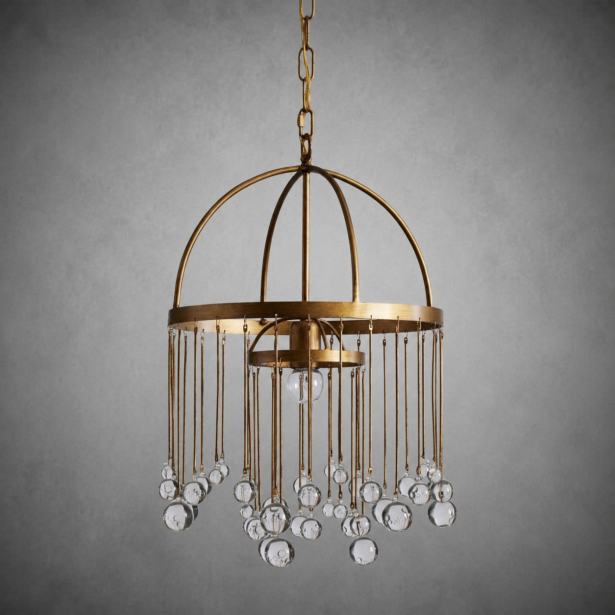 Aubrey Modern Crystal Ball Pendant Lamp