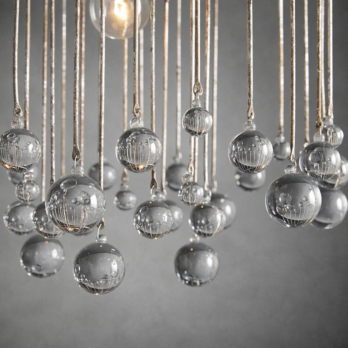 Aubrey Modern Crystal Ball Pendant Lamp