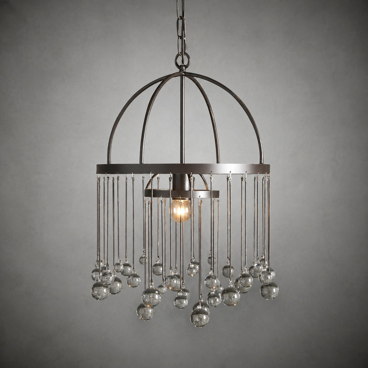 Aubrey Modern Crystal Ball Pendant Lamp