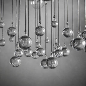 Aubrey Modern Crystal Ball Pendant Lamp