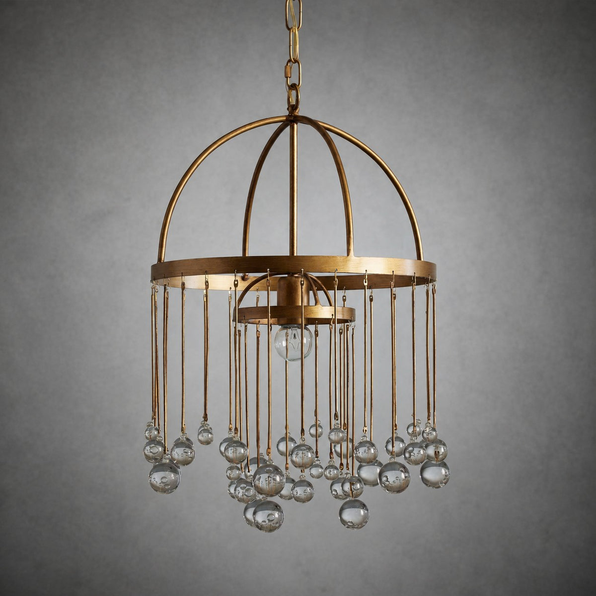 Aubrey Modern Crystal Ball Pendant Lamp