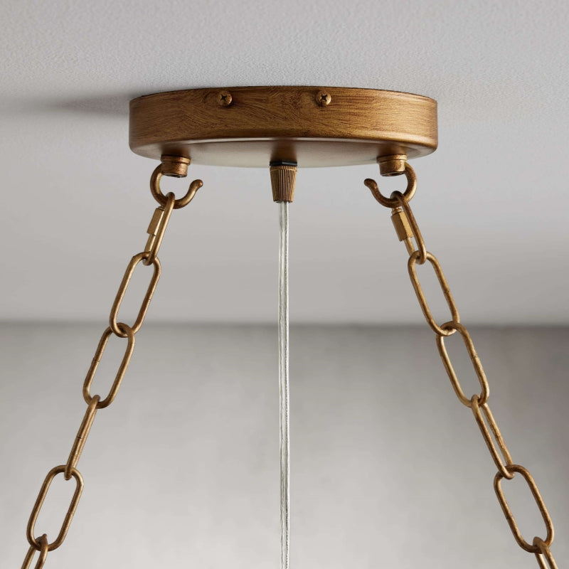 Aubrey Oval Crystal Ball 7 Light Chandelier