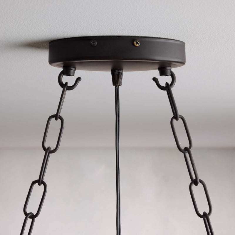 Aubrey Oval Crystal Ball 7 Light Chandelier