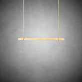 Auduben Alabaster Single Bar Linear Chandelier