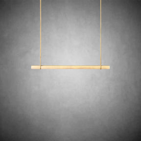 Auduben Alabaster Single Bar Linear Chandelier
