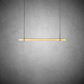 Auduben Alabaster Single Bar Linear Chandelier
