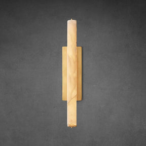 Auduben Alabaster Single Sconce