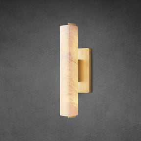 Auduben Alabaster Single Sconce