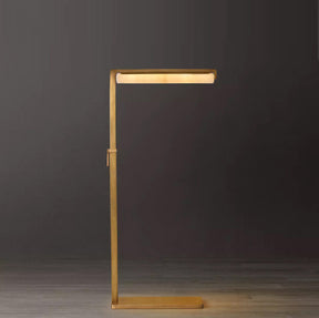 Auduben Alabaster Task Table Floor Lamp