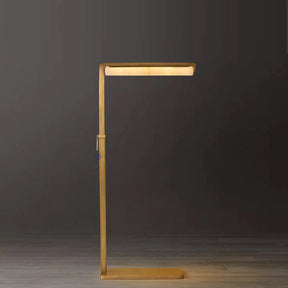 Auduben Alabaster Task Table Floor Lamp
