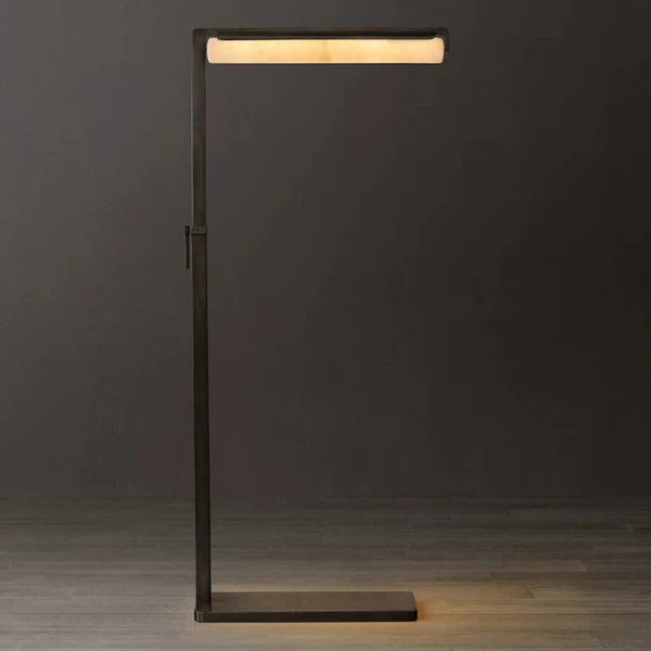 Auduben Alabaster Task Table Floor Lamp