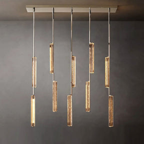 Auduben Crystal Linear Chandelier 54″