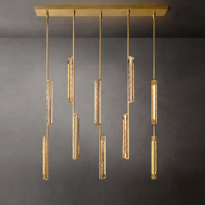 Auduben Crystal Linear Chandelier 54″