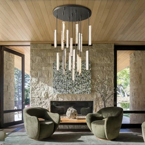 Auburn Crystal Round Chandelier