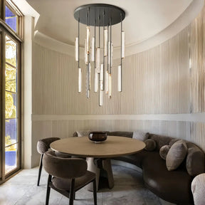 Auburn Crystal Round Chandelier