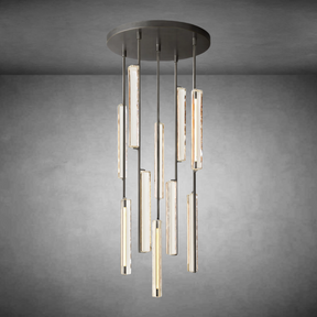 Auduben Crystal Round Chandelier