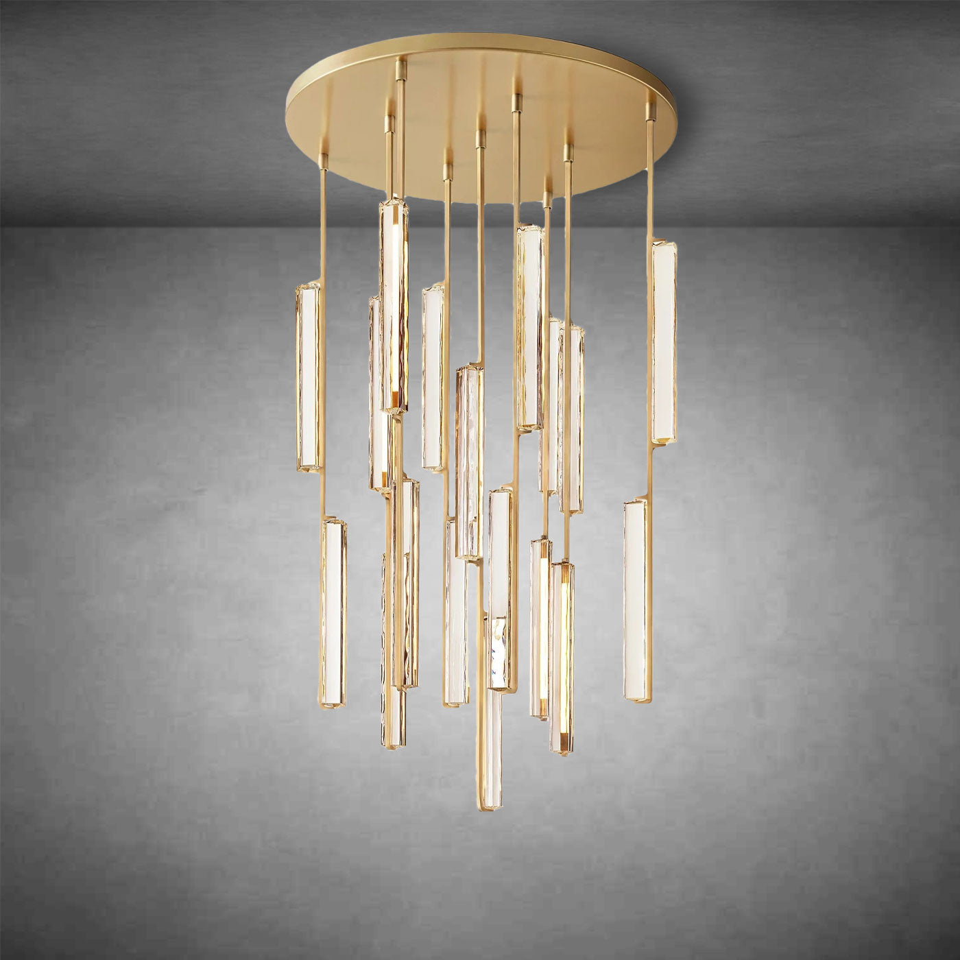 Auduben Crystal Round Chandelier