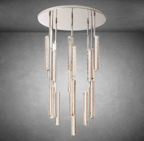 Auduben Crystal Round Chandelier
